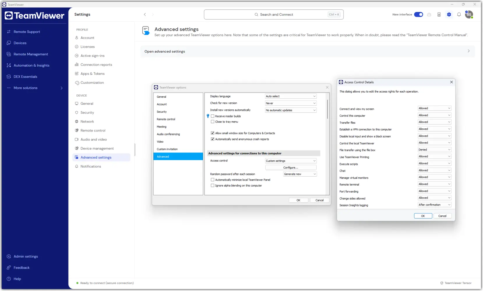 remote side expere