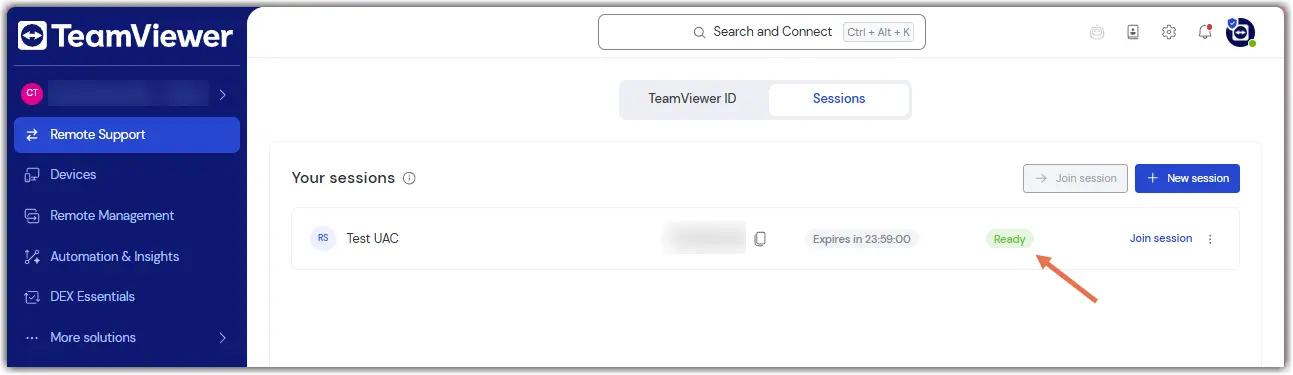 windows ready status web client