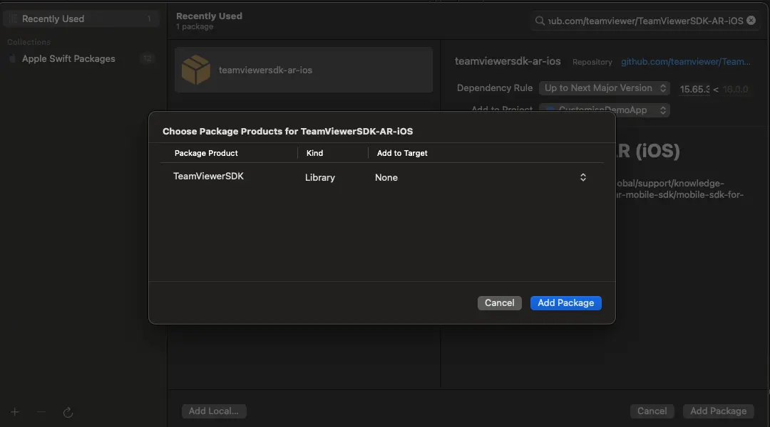 Add Package