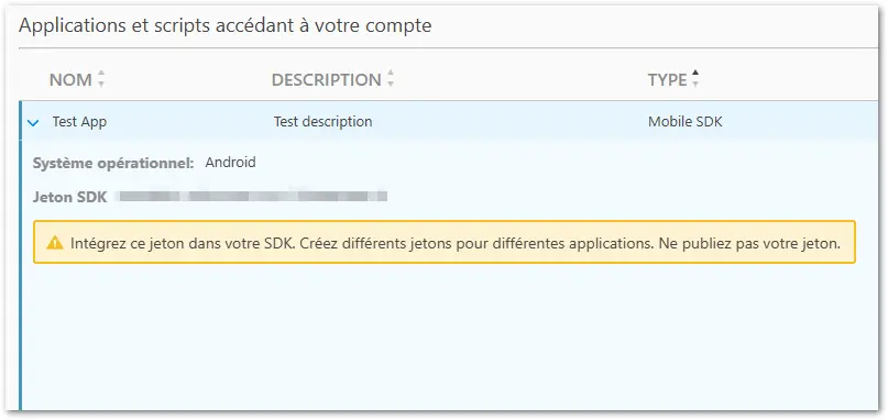 Applications Scripts Accedant Compte