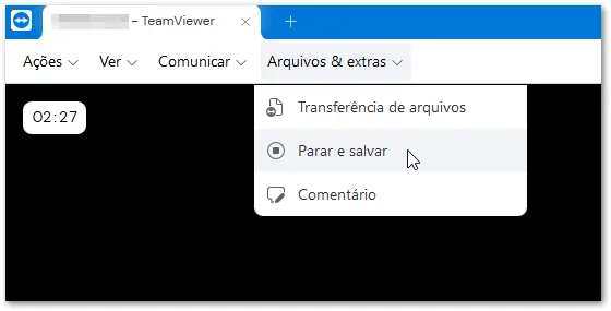 Assist AR Parar E Salvar TeamViewer