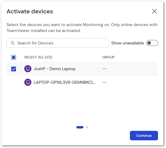 Activate Monitoring 2.0