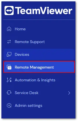 Remote Mgmt Menu