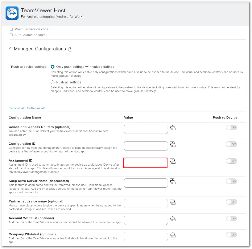 Configure The TeamViewer Host App In The Mobile Apps Catalog 2
