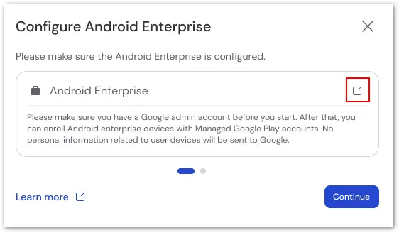 Configure Android Enterprise