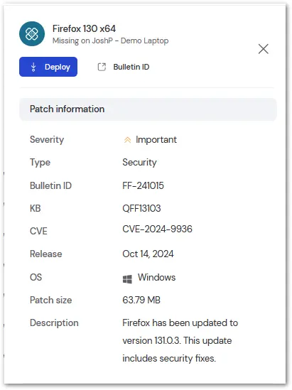 Asset Management Vulnerability Drawer 2