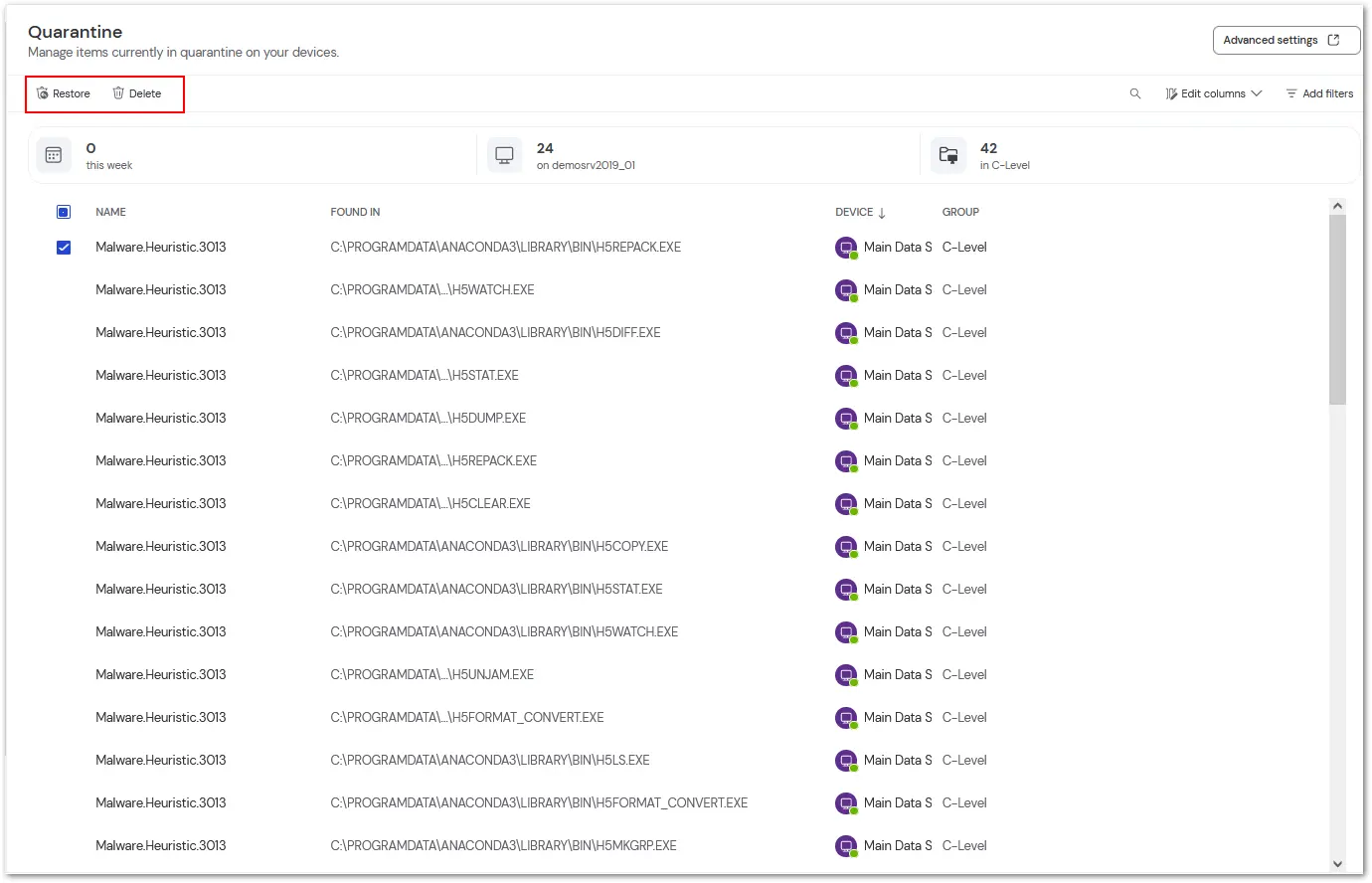 Enp Quarantine