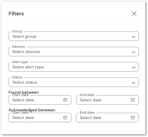 Monitoring Filter