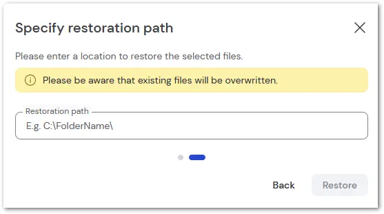 Backup Restore 6