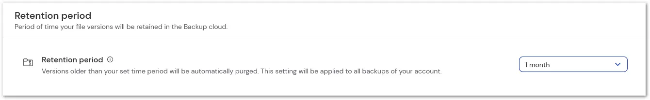 Retention Period
