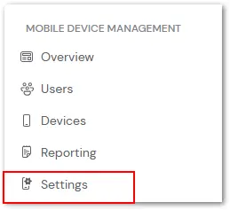 Access Settings