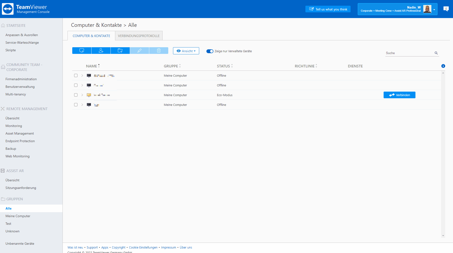 TeamViewer Mco Massenl C3 B6Schung Ger C3 A4Te Mehrere Ger C3 A4Te Ausw C3 A4Hlen
