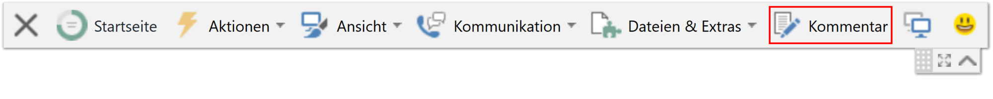 TeamViewer Remote Control Toolbar In Einer Remote Session Unter Windows Toolbar Kommentar