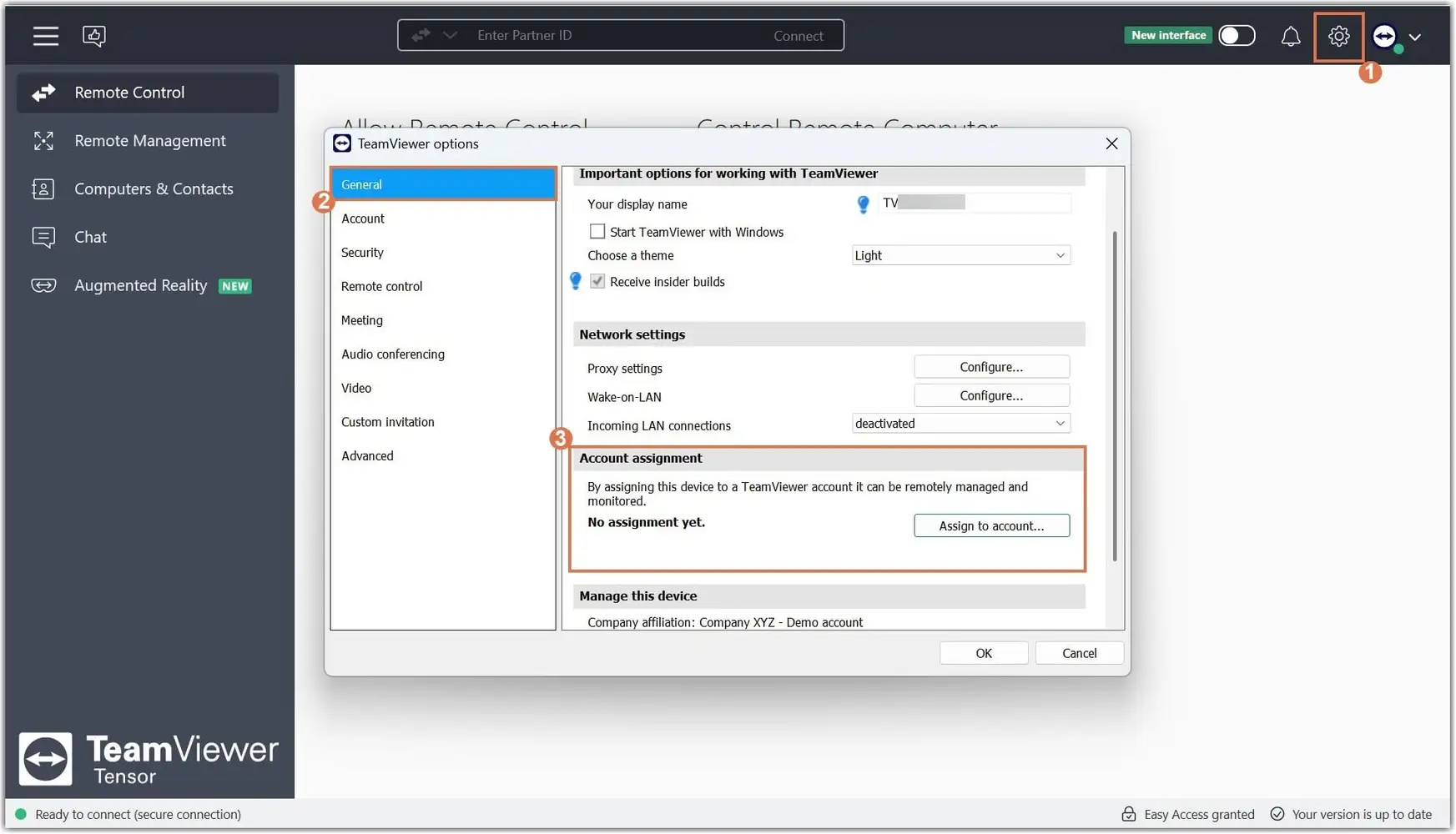 Assign A Device Remotely Classic
