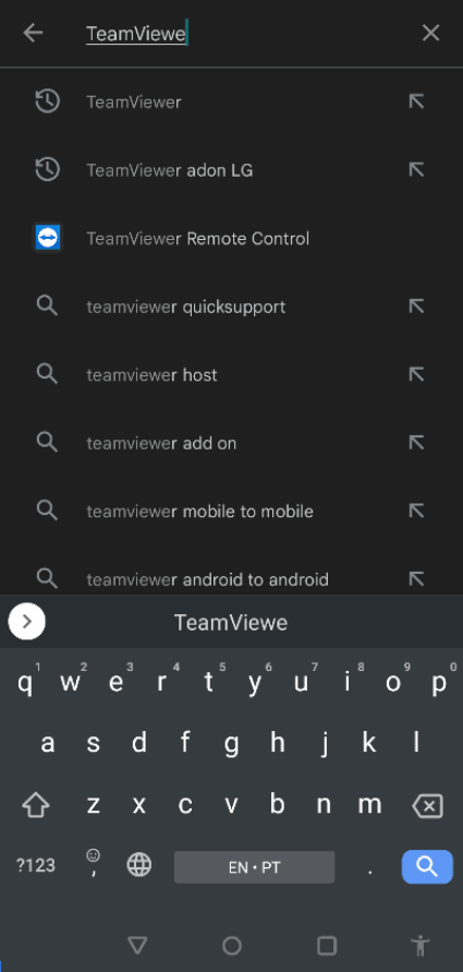 Remote Control An Android TeamViewer