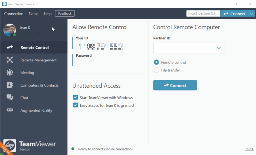 Blackscreen Default Remote Computer