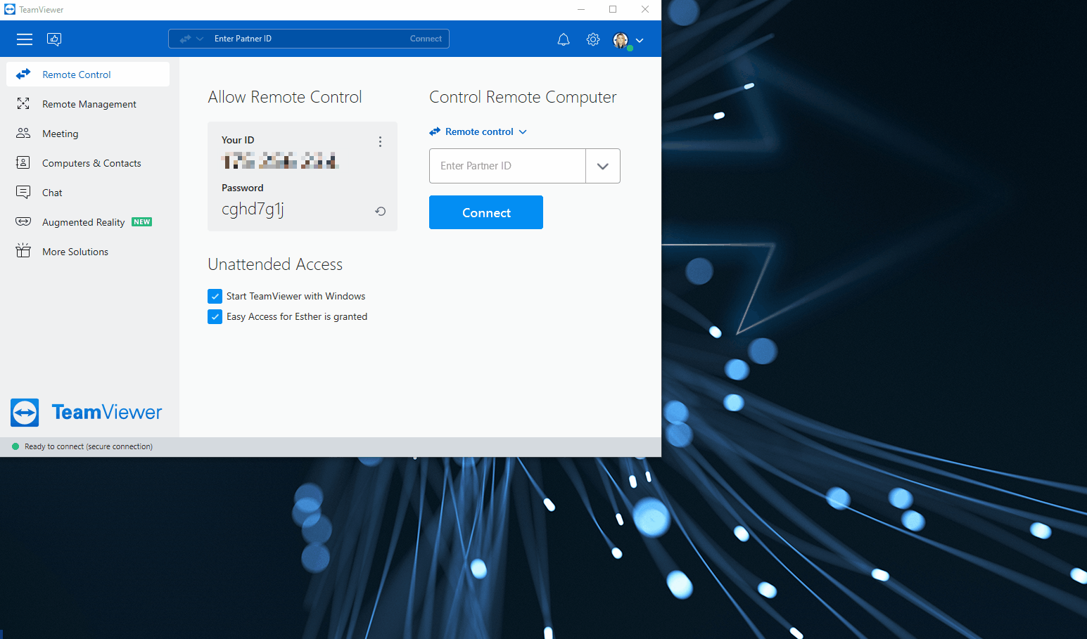 Resize TeamViewer Window
