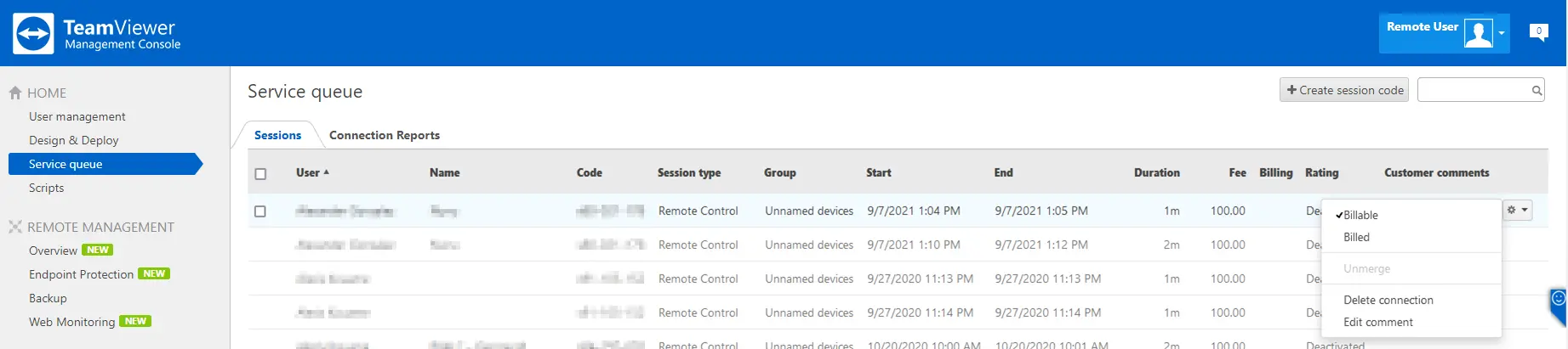 2021 10 14 10 36 46 TeamViewer Management Console