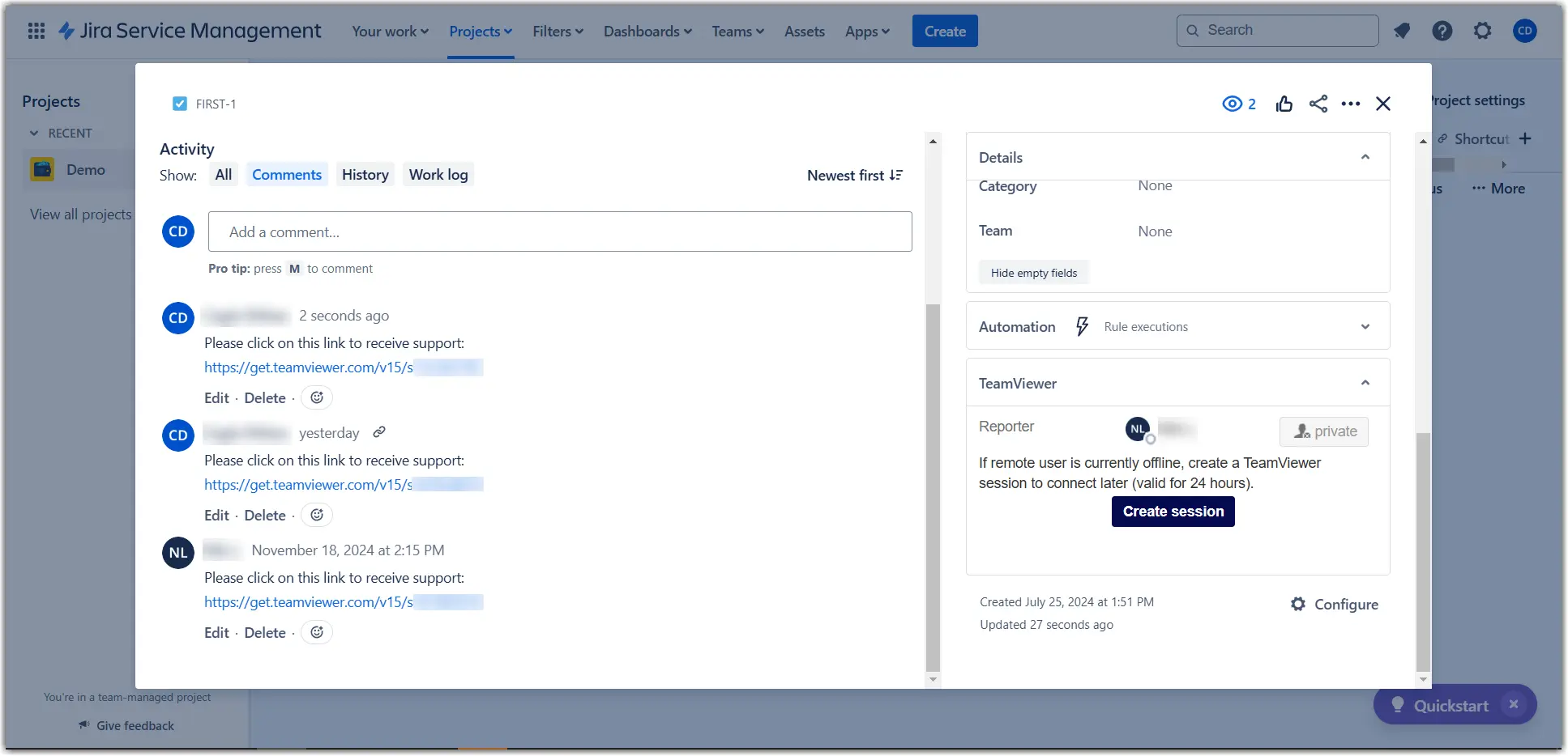 Jira Cloud Overall Display
