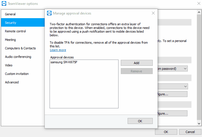 Removing Approval Devices 5B1 29