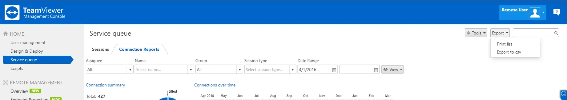 2021 10 14 10 51 19 TeamViewer Management Console