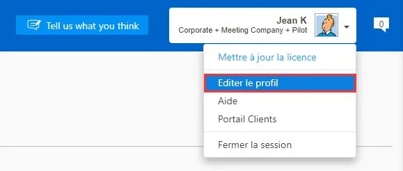 Editer Le Profil