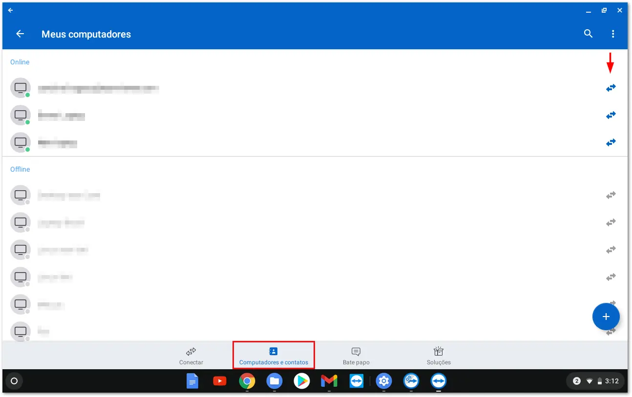 Como Iniciar O Suporte Remotono Chromebook Computadores E Contatos TeamViewer