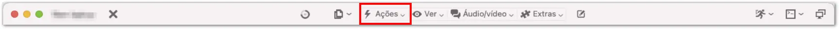 Barra De Ferramentas Da Sess C3 A3O Remota Do TeamViewer No Macos A C3 A7 C3 B5Es