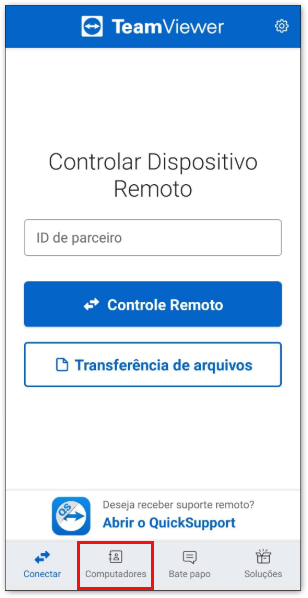 Como Conectar Se Ao TeamViewer Host No Android