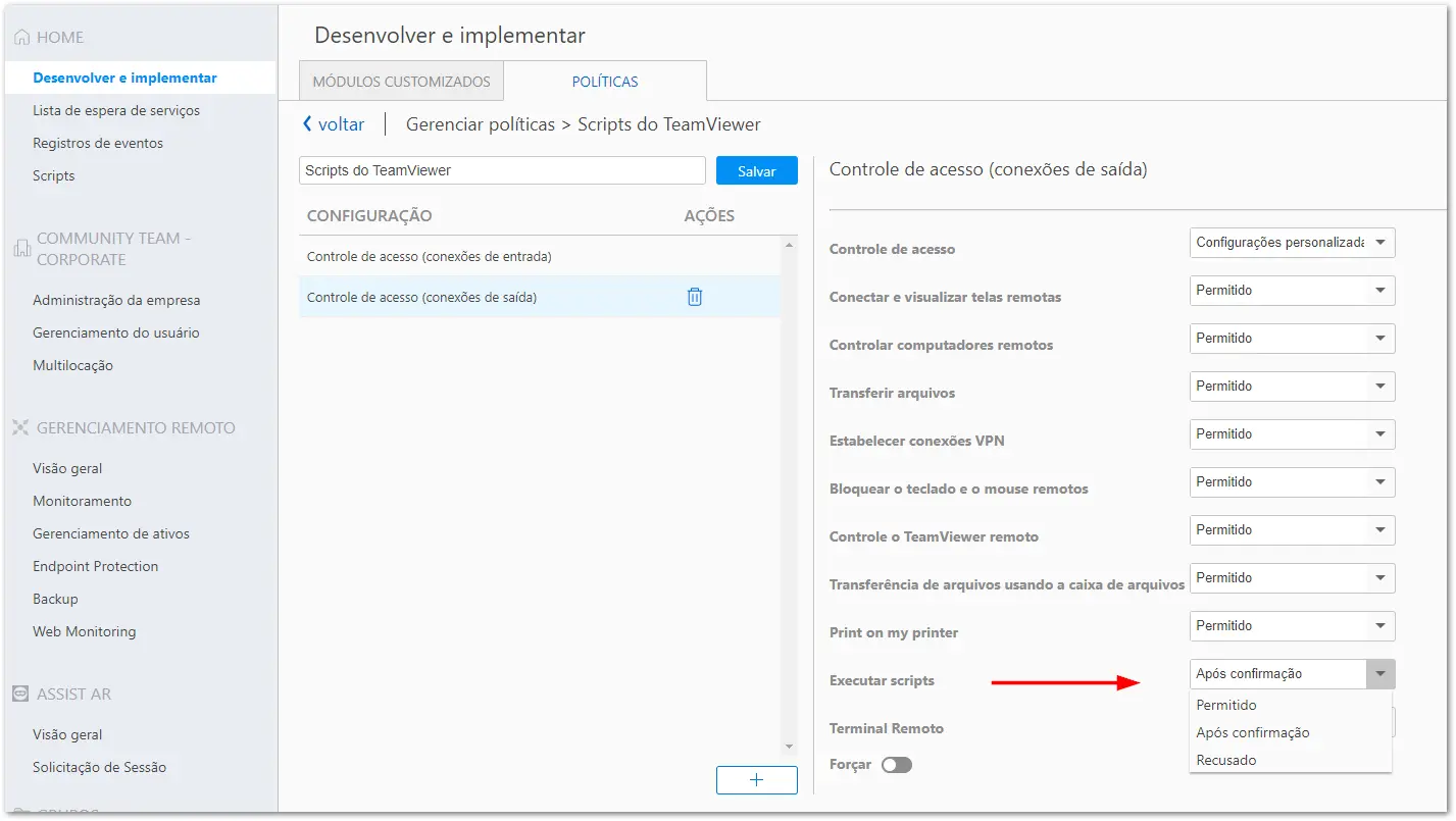 Como Gerenciar As Configura C3 A7 C3 B5Es De Controle De Acesso A Partir De Uma Pol C3 Adtica Do TeamViewer