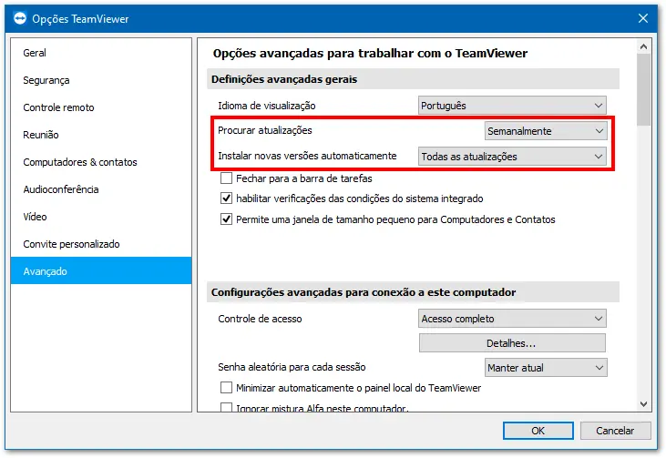 Como Habilitar A Atualiza C3 A7 C3 A3O Autom C3 A1Tica Do TeamViewer