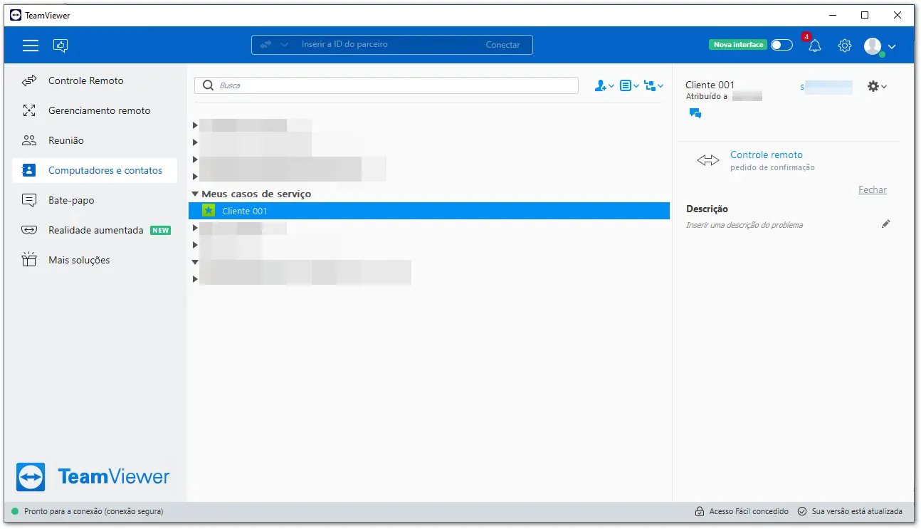 Onde Vejo O Caso De Servi C3 A7O No TeamViewer Classic