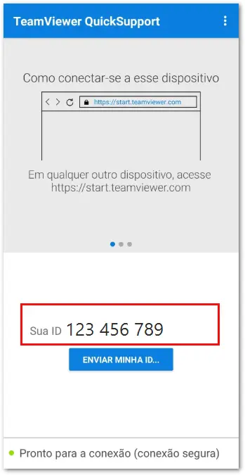 Como Acessar Remotamente Um Dispositivo Android TeamViewer QuickSupport