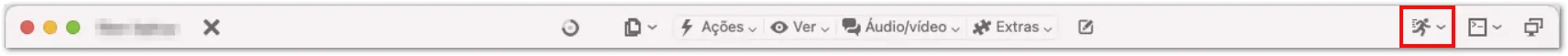 Barra De Ferramentas Da Sess C3 A3O Remota Do TeamViewer No Macos Passos R C3 A1Pidos
