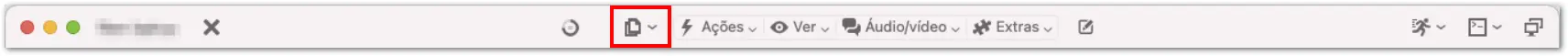 Barra De Ferramentas Da Sess C3 A3O Remota Do TeamViewer No Macos Transfer C3 Aancia De Arquivos