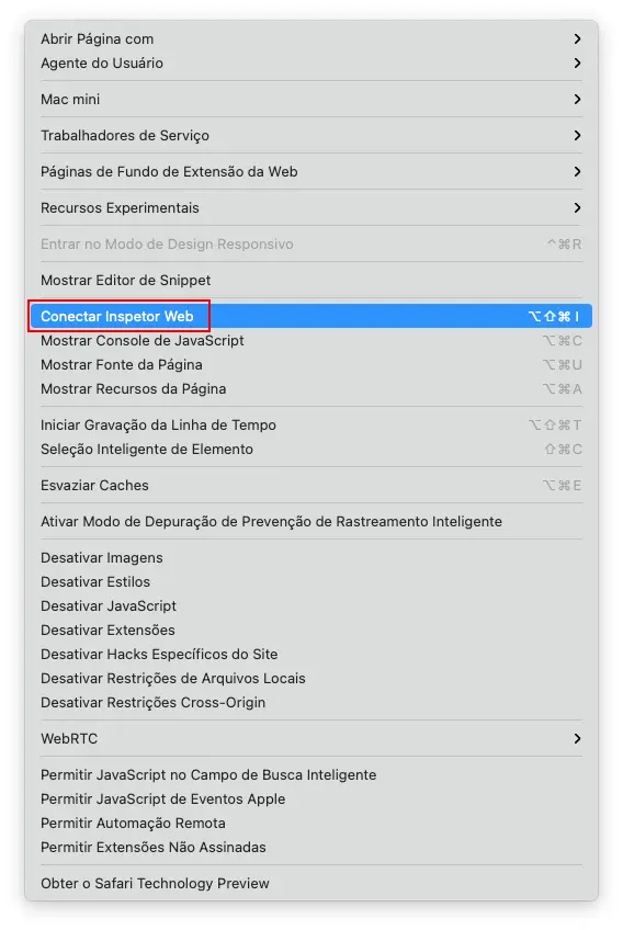 Como Encontrar Os Arquivos De Registro Do TeamViewer Webclient Safari Conectar Inspetor Web