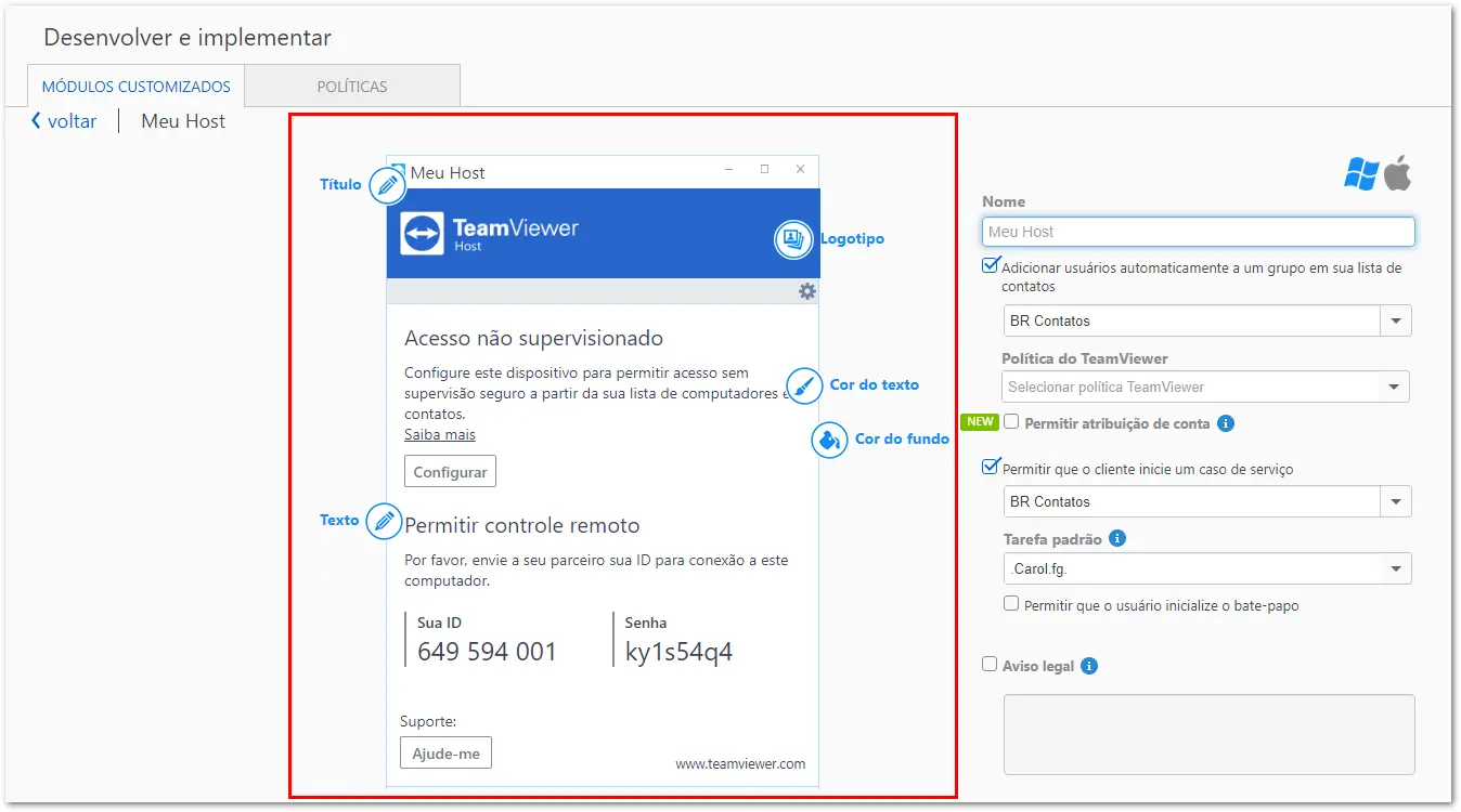 Como Criar Um Host Personalizado Do TeamViewer