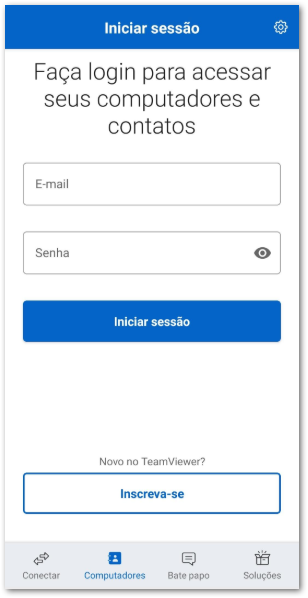 Como Acessar Sua Conta TeamViewer No Dispositivo Android