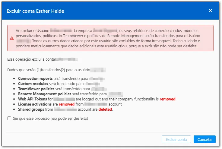 Como Excluir A Conta De Um Usu C3 A1Rios Do Perfil De Empresa TeamViewer
