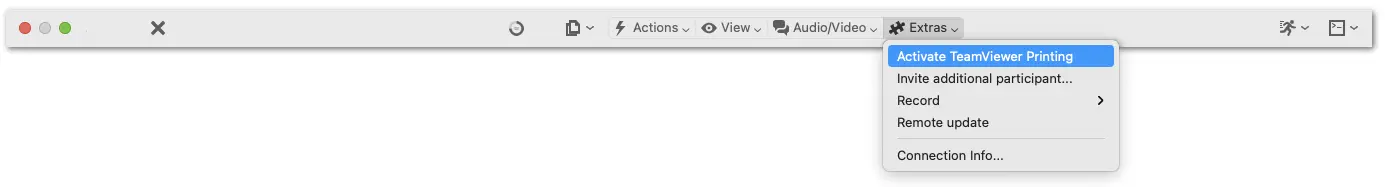 Como Ativar A Impress C3 A3O Remota Do TeamViewer Durante Uma Sess C3 A3O De Controle Remoto No Macos
