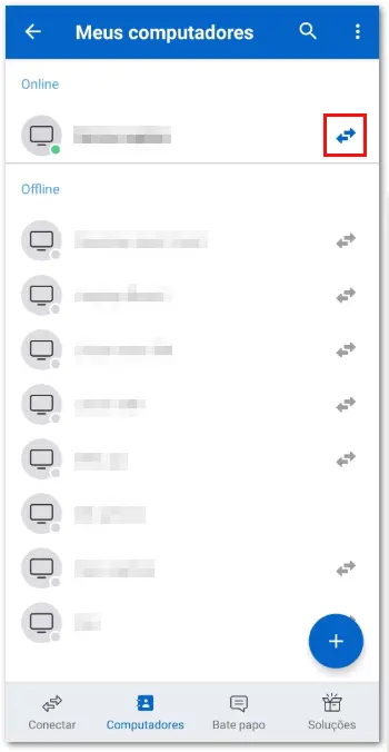 Como Acessar Remotamente Um Dispositivo Android Meus Computadores TeamViewer
