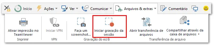 Iniciar Grava C3 A7 C3 A3O Da Sess C3 A3O TeamViewer