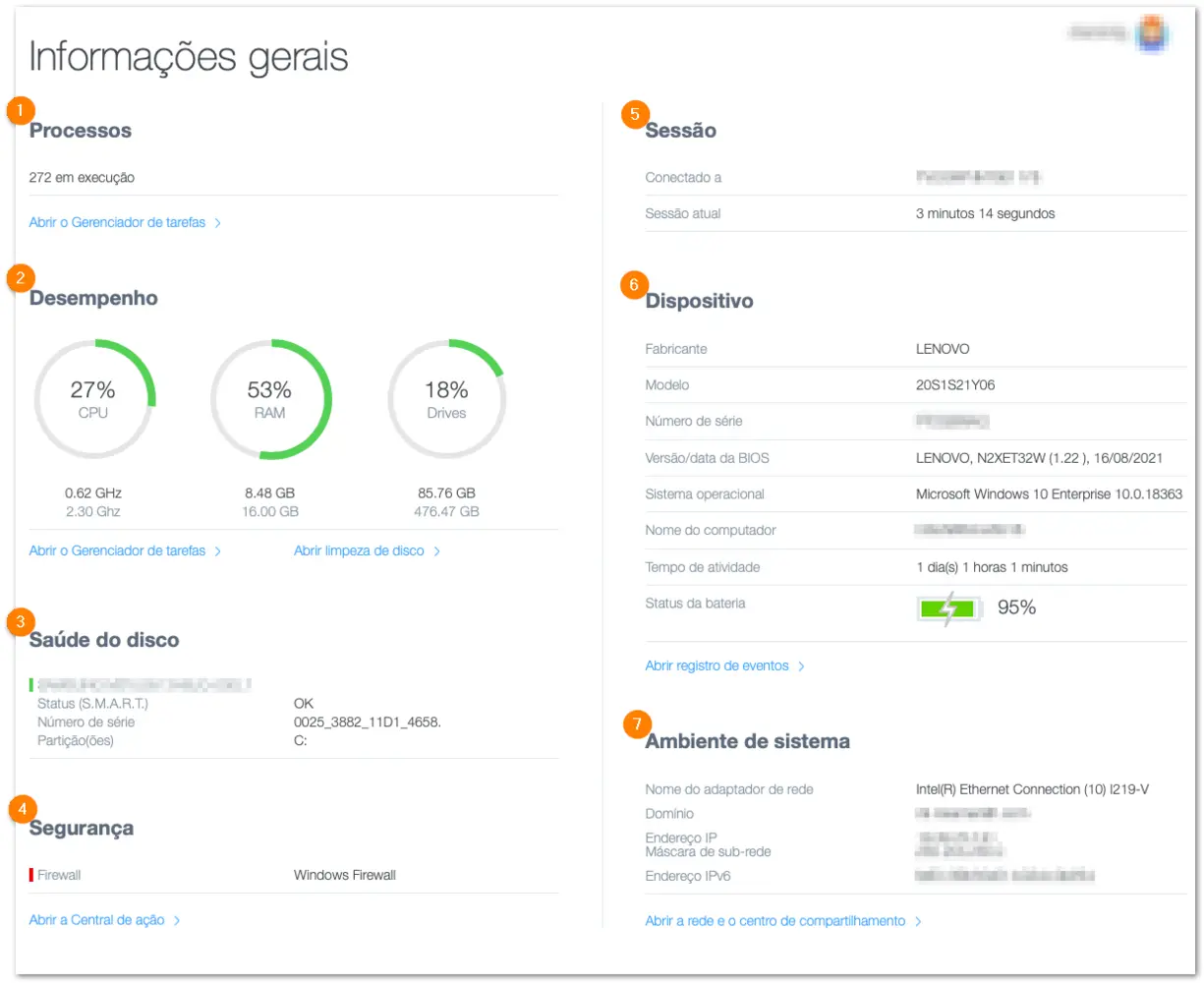 Barra De Ferramentas Da Sess C3 A3O Remota Do TeamViewer No Macos Painel De Informa C3 A7 C3 B5Es Gerais
