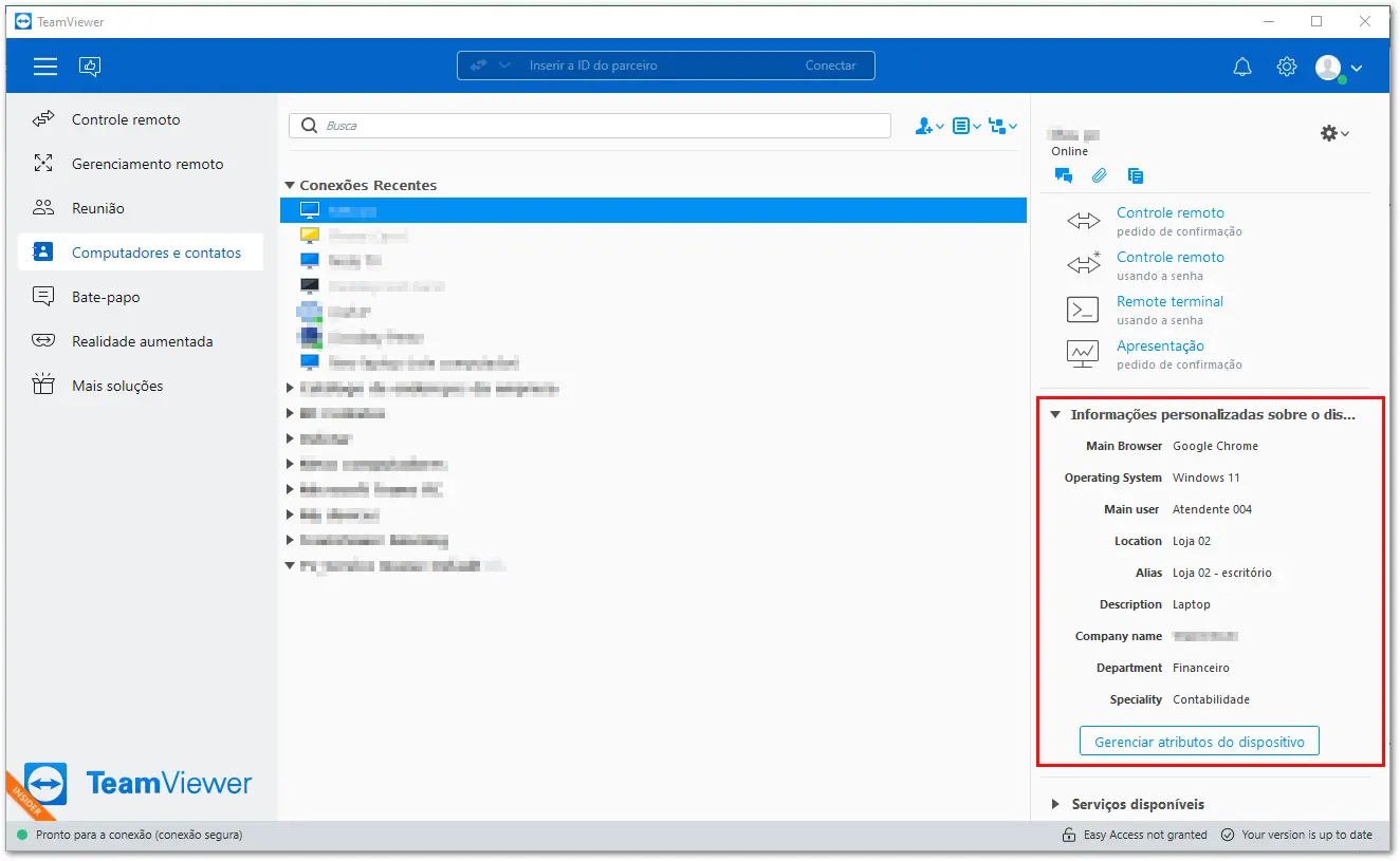 Como Agrupar Dispositivos Por Informa C3 A7 C3 B5Es Personalizadas Do Dispositivo TeamViewer