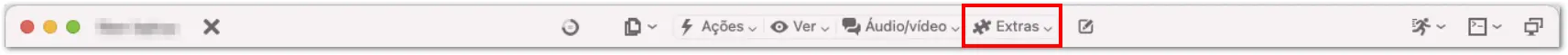 Barra De Ferramentas Da Sess C3 A3O Remota Do TeamViewer No Macos Extras