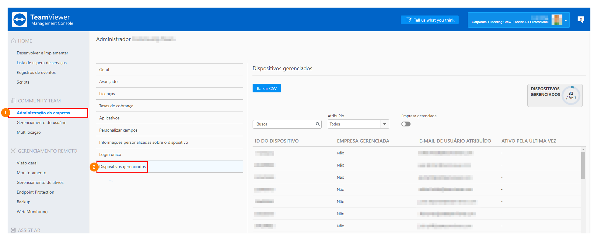 Como Gerenciar As Informa C3 A7 C3 B5Es Do Dispositivo Personalizado Como Administrador Do Perfil De Empresa TeamViewer