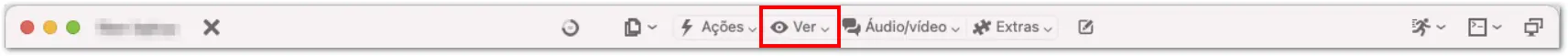 Barra De Ferramentas Da Sess C3 A3O Remota Do TeamViewer No Macos Ver