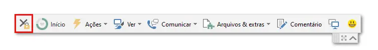 Barra De Ferramentas Da Sess C3 A3O Remota Do TeamViewer X