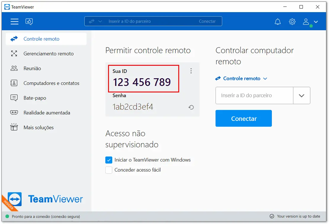 Onde Posso Encontrar A Id Do TeamViewer