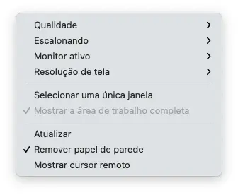 Barra De Ferramentas Da Sess C3 A3O Remota Do TeamViewer No Macos Ver Menu